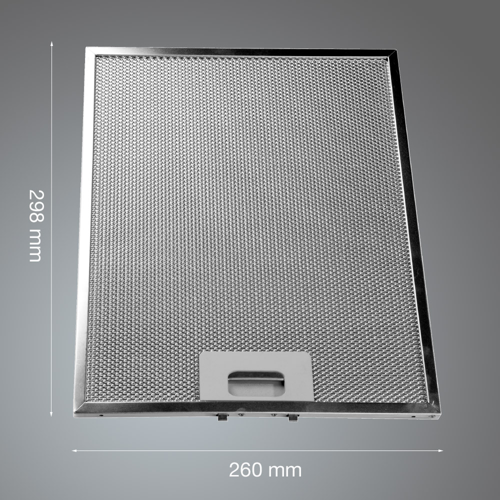 Cooker Hood Metal Grease Filter 298mm X 260mm Cooker Hood Metal Grease Filter 298mm X 260mm